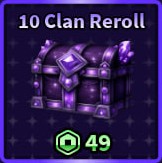 10 Clan Reroll